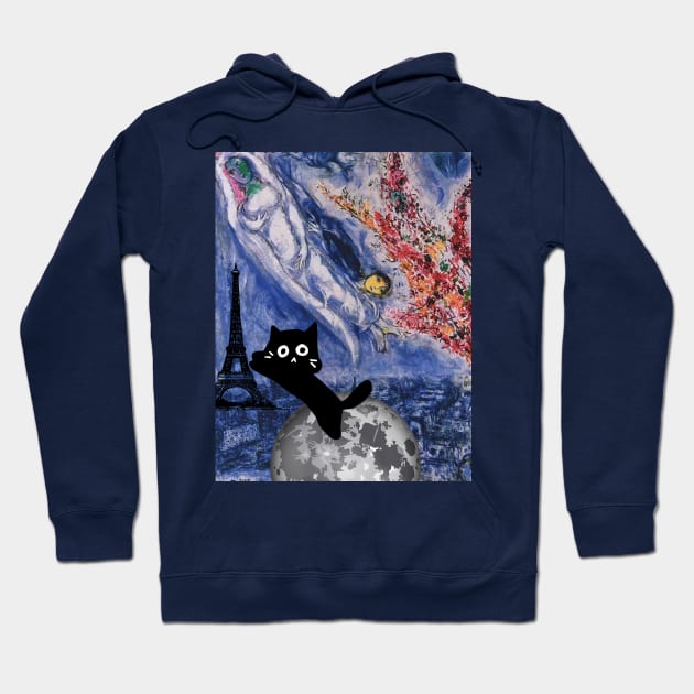 Marc Chagall and Cats Hoodie by AngelicaBO